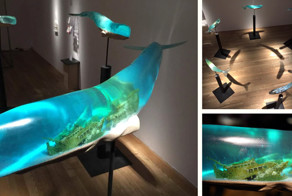 Shipwrecks And Oceans Trapped Inside Whale Bodies Symbolize The Six Realms Of Buddhism