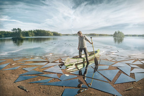 Photographer Uses 17 Square Meters Of Mirror For This Epic Shot