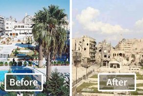 10+ Before-And-After Pics Reveal What War Did To The Largest City In Syria