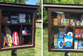 Little Street Pantry Where People Can Leave Products For Those In Need