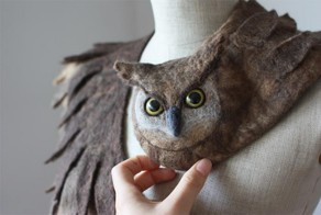 Realistic Felt Animal Scarves That Wrap Around Your Neck To Protect You