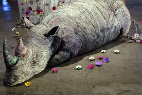 Japanese Artist Tightly Rolls Newspaper To Create Incredibly Realistic Animal Sculptures