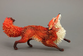 Russian Artist Creates Fantasy Animal Sculptures From Velvet Clay