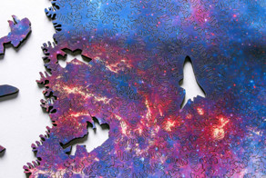 Infinity Galaxy Puzzle That Has No Beginning Or End And Can Be Assembled In Any Direction