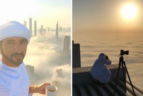 Crown Prince of Dubai Captures His City Above The Clouds, And It Will Take Your Breath Away