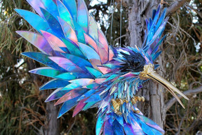 Artist Turns Old CDs Into Amazing Sculptures Instead Of Throwing Them Away