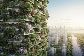 First Vertical Forest In Asia To Have Over 3,000 Plants And Produce 132 Pounds Of Oxygen Per Day