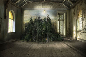 This Artist Used A 110-year-old Technique To Create Surreal Indoor Landscape Photomontages