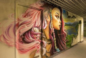 School Asks 100 Graffiti Artists To Paint It Before Renovation