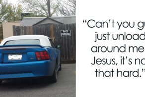 Rude Woman Refuses To Leave ‘No Parking’ Zone, So Construction Workers Get The Best Revenge