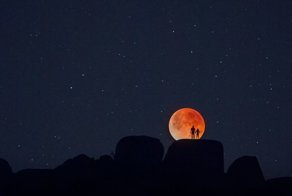 Incredible Images Of The Rare “Super Blue Blood Moon”