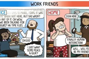 The Differences Of Working From Home Vs Working At An Office Hilariously Explained In 8 Comics