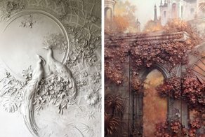 Russian Artist Uses Ancient Technique To Turn Walls Into Art, And The Result Is Gorgeous