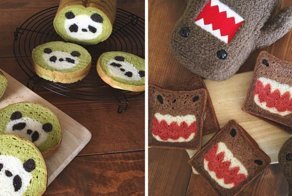 Japanese Mom Bakes Awesome Bread Inspired By Her Kid’s Drawings And Nature