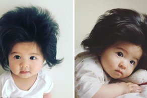 This Girl Is Only Six Months Old, But Her Hair Is Ridiculously Amazing