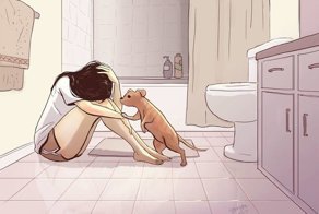 Girl Illustrates Life With Her Dog And The Pictures Will Melt Your Cold Heart