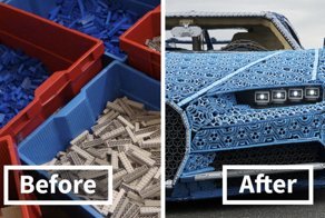 LEGO Builds Bugatti Chiron From 1,000,000+ LEGO Bricks