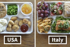 9 Pics That Show What Kids Get For School Lunches In Different Countries
