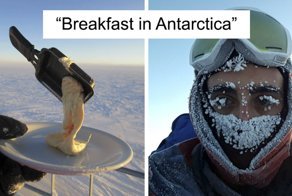 Astrobiologist Tries Cooking In Antarctica At -70ºC, And The Result Will Crack You Up