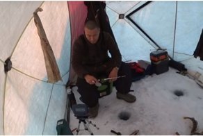 Щука утащила удочку зазевавшегося рыбака