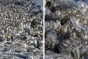 Freezing Temperatures And Strong Winds Turned Balaton Lake Into A Winter Wonderland