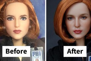 Ukrainian Artist Removes Makeup From Dolls To Repaint Them In A Very Realistic Way