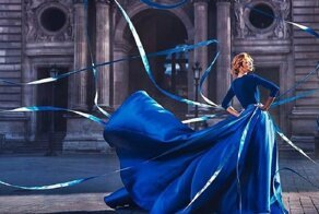 Russian Photographer Kristina Makeeva Captures Women In Dresses Set Against Magical Landscapes