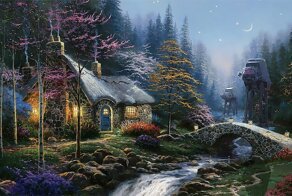 Star Wars Themes Added To Thomas Kinkade Paintings