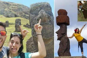 'Disrespectful' tourists are ruining Easter Island by trampling on sacred graves and taking selfies