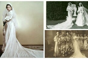 The Longer the More Elegant: 40 Cool Pics of the 1930s Brides in Their Very Long Wedding Dresses