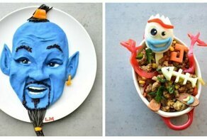 Mom Creates Famous Cartoon Characters From Healthy Meals