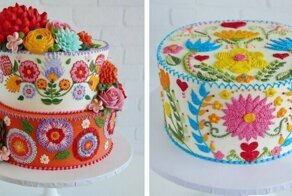 These Cakes By Leslie Vigil Look Like They’ve Been Decorated With Needle And Thread