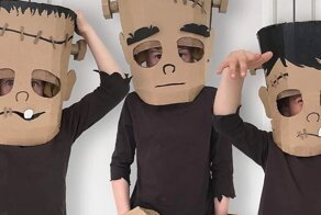 I Design Templates For People To Make Costumes Out Of Cardboard