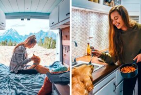 24-Year-Old Dumps Her Boyfriend, Quits Her Job, And Now Is Living The Van Life With Her Dog