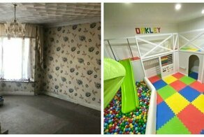Dad Builds A Playroom For His Son And The Before & After Photos Show Real Handyman Skills