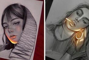 Artist Makes His Pencil Drawings Glow With Life, And They’re Mesmerizing