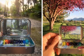 Artist Creates 30 Mini Plein Air Paintings In Altoids Tins