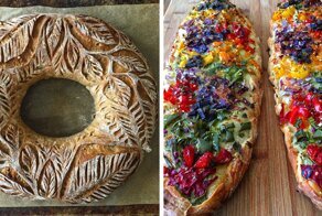 110k People Are Following This Baker Who Creates Intricate Designs Out Of Homemade Bread