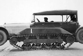 История автомобиля-вездехода Wolseley-Vickers "Wheel-Cum-Track", 1926 год