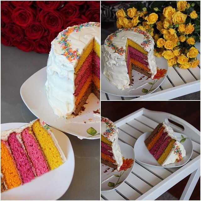 "Радужный" торт