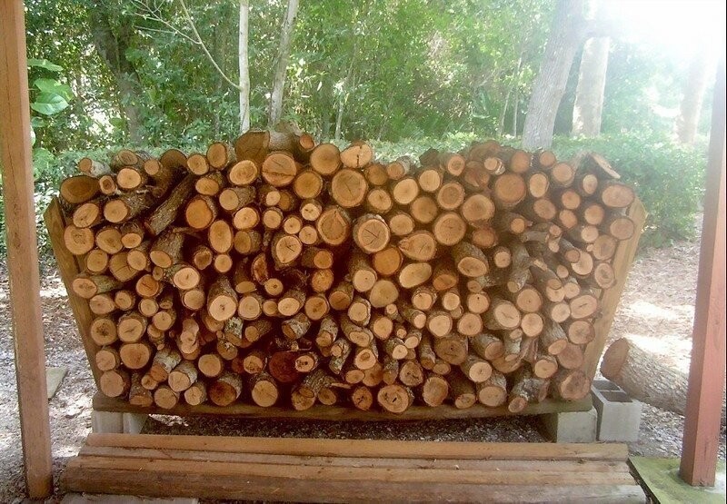 Креативные идеи для хранения дров