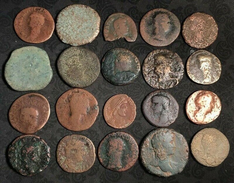 Массовый выпуск круглых монет был налажен впервые в Древнем Риме