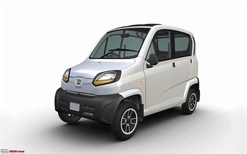 Еще один индийский автомобиль Bajaj Qute (мотоколяска) - 337.000 рублей