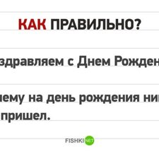 Как правильно пишется рождение