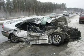 Фотонарезка жестких аварий из-за превышения скорости