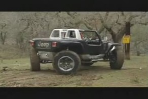 Джип с уникальной подвеской