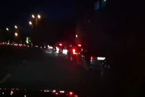 Очередь на АЗС в Минске