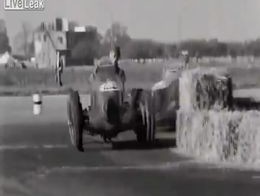 Подборка аварий на гонках прошлого века