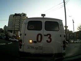 Скорая протаранила Хонду
