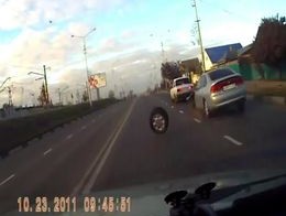 Нежданчик на дороге